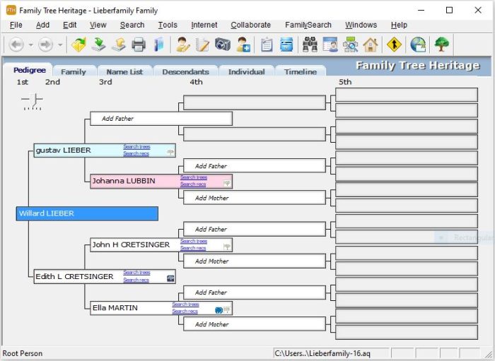 TreeTips™ is an innovative technology built into Family Tree Heritage that displays hints for possible records about your ancestors.