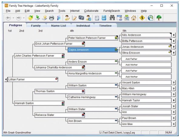 Software Version Tree Family Tree Heritage™ Gold | Individual Software