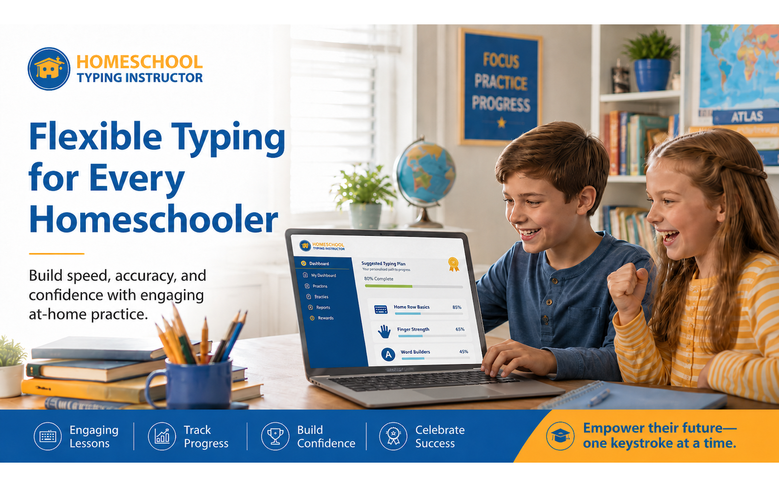 Flexible Typing for Every Homeschooler